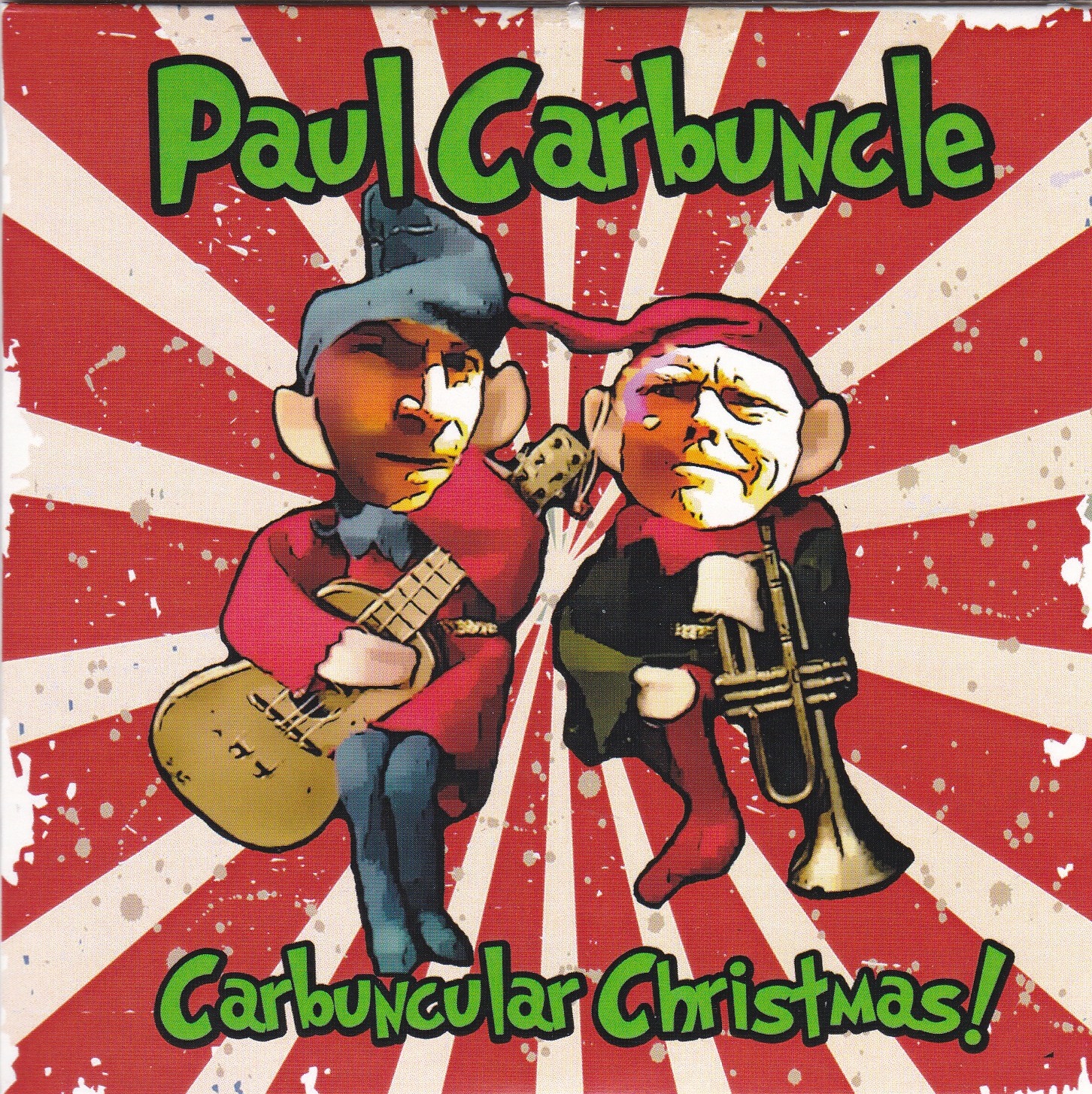 Paul Carbuncle Carbuncular Christmas sleeve front